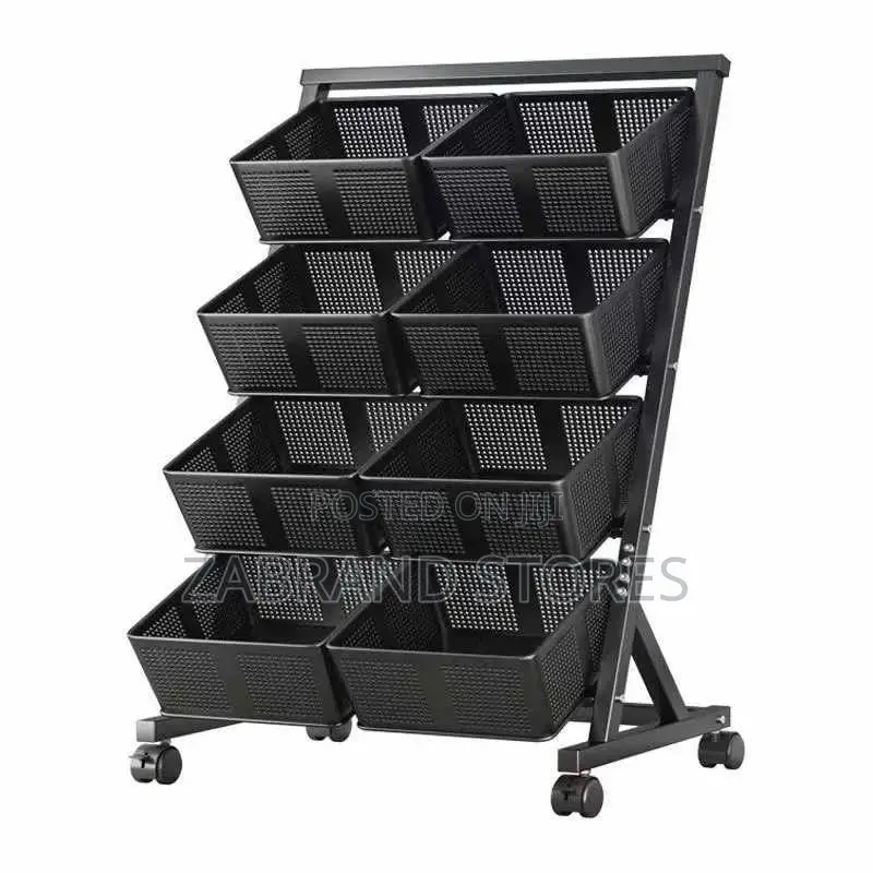 Multipurpose Movable Rack Double Columns