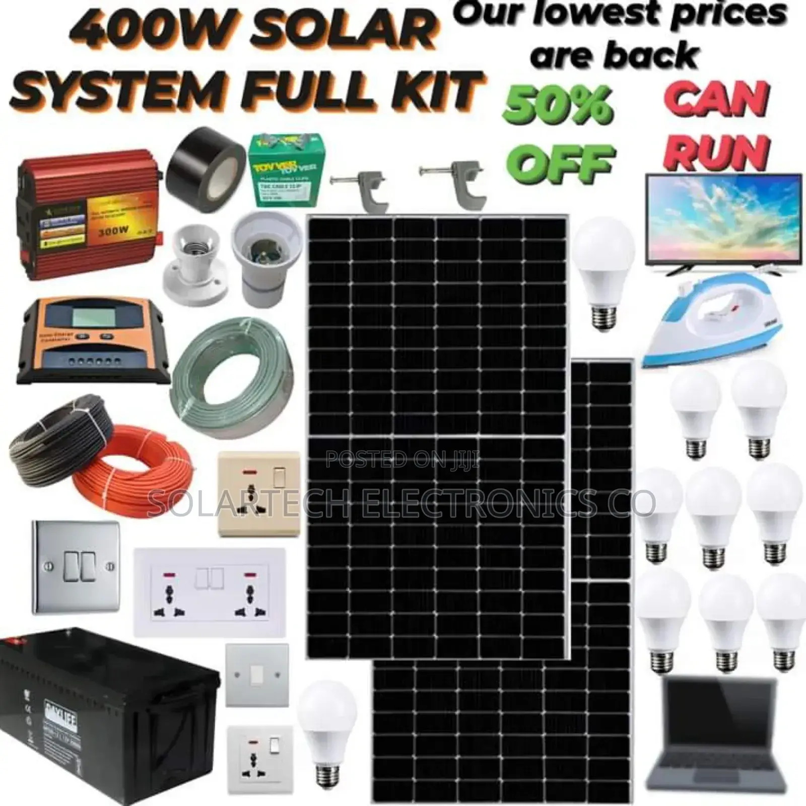 400W Solar System Full Kit INF