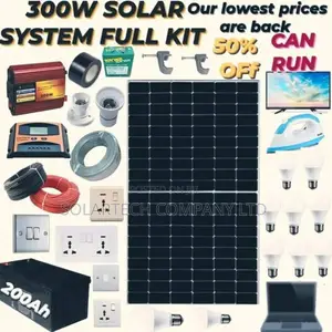 300W Solar System Full Kit Elz