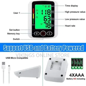 Automatic Upper Arm Digital Blood Pressure Monitor