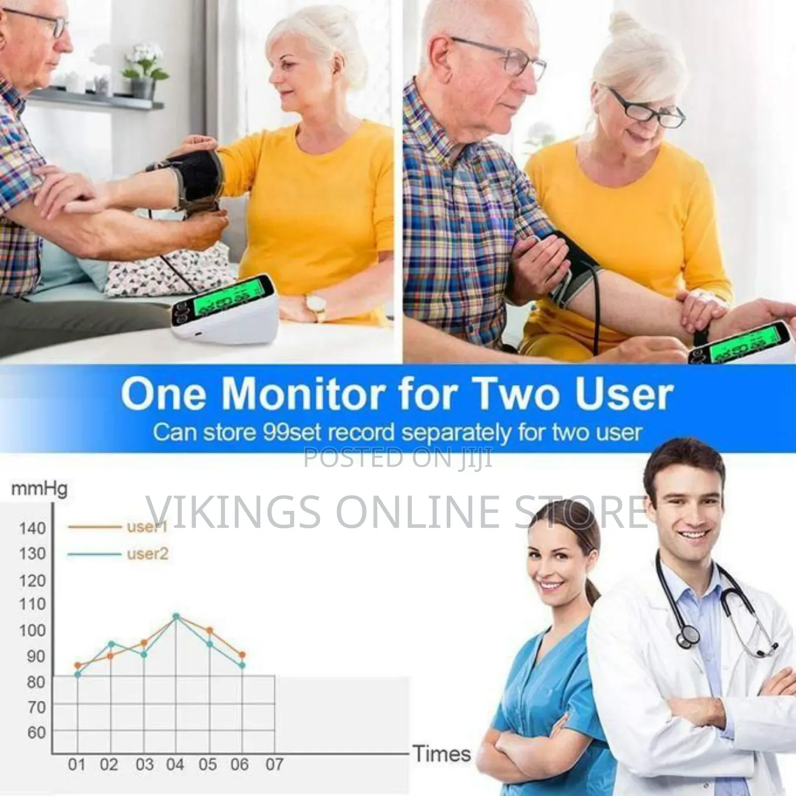 Automatic Upper Arm Digital Blood Pressure Monitor