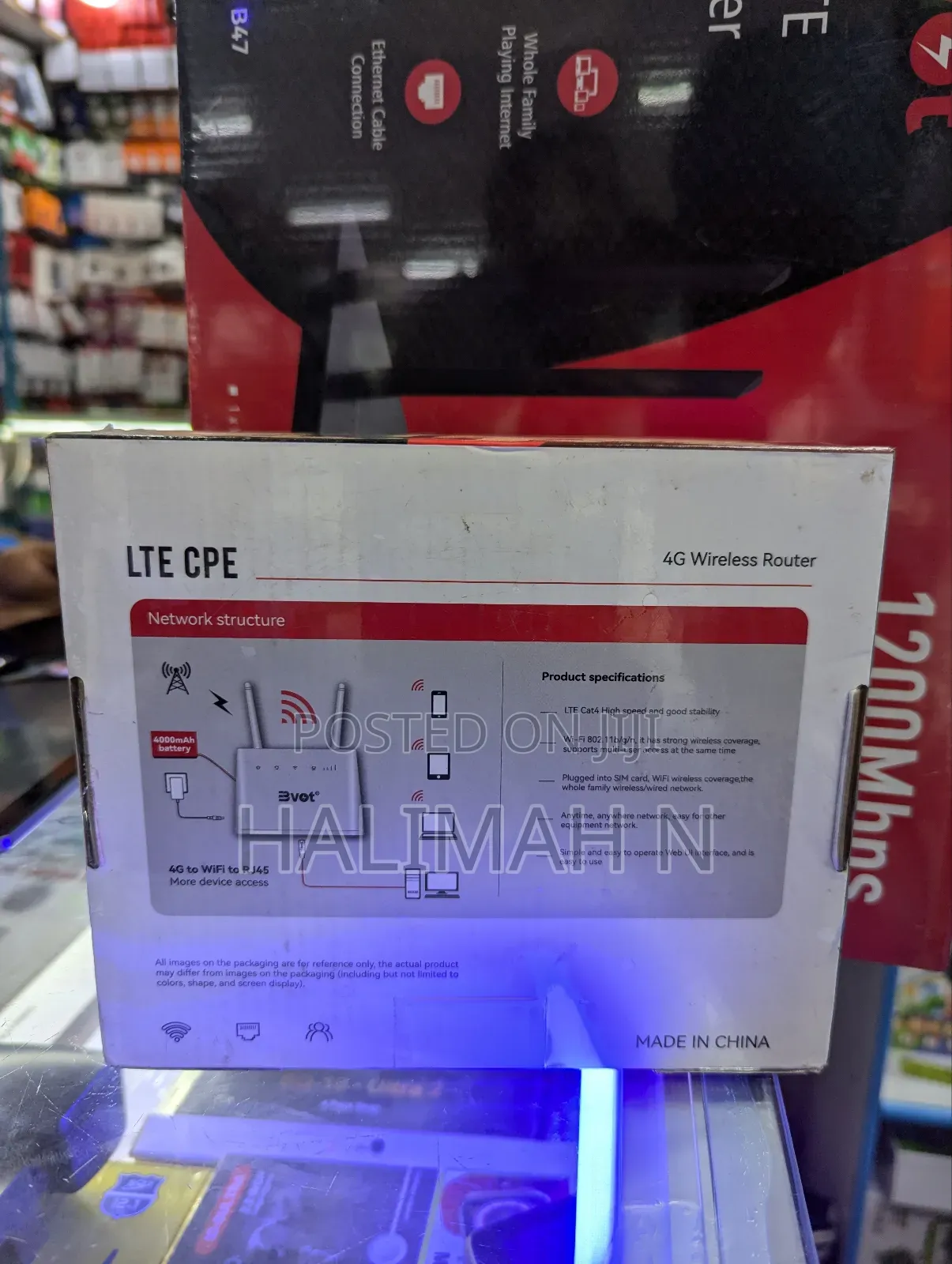 Rechargeable Two Antenna Router