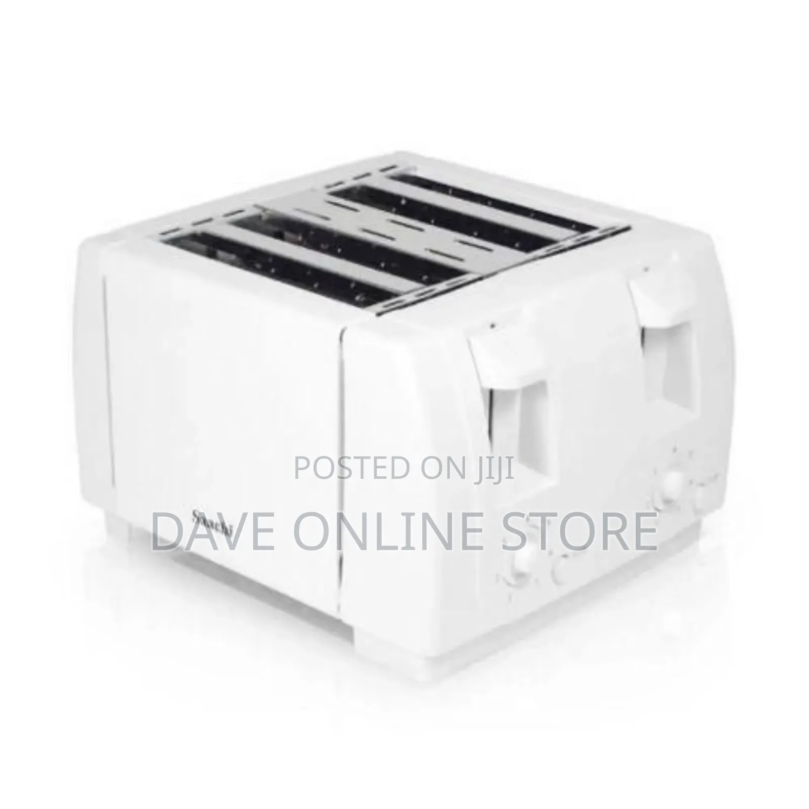 Saachi Electric 4 Slices Toaster With Automatic Pop-Up/White