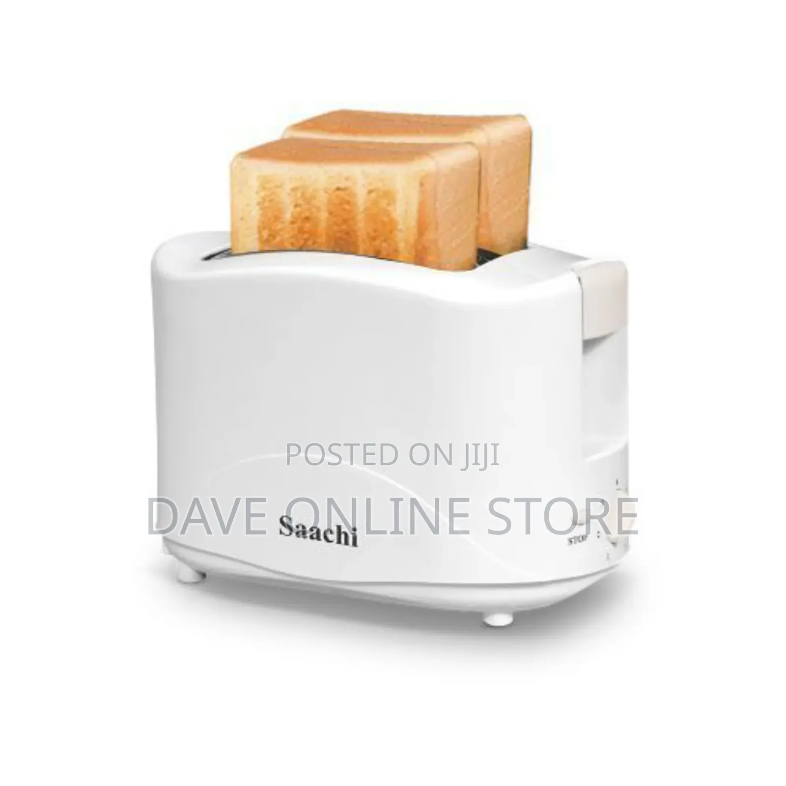 Saachi 2 Slice Saachi Electric Bread Toaster - White