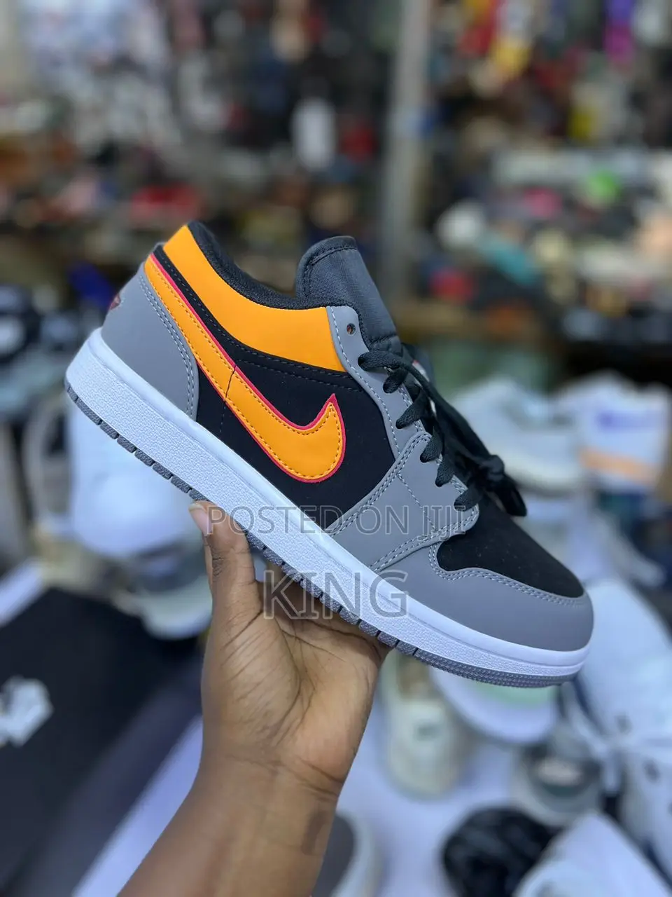 Men's Jordan 1 Low SE Vivid Orange
