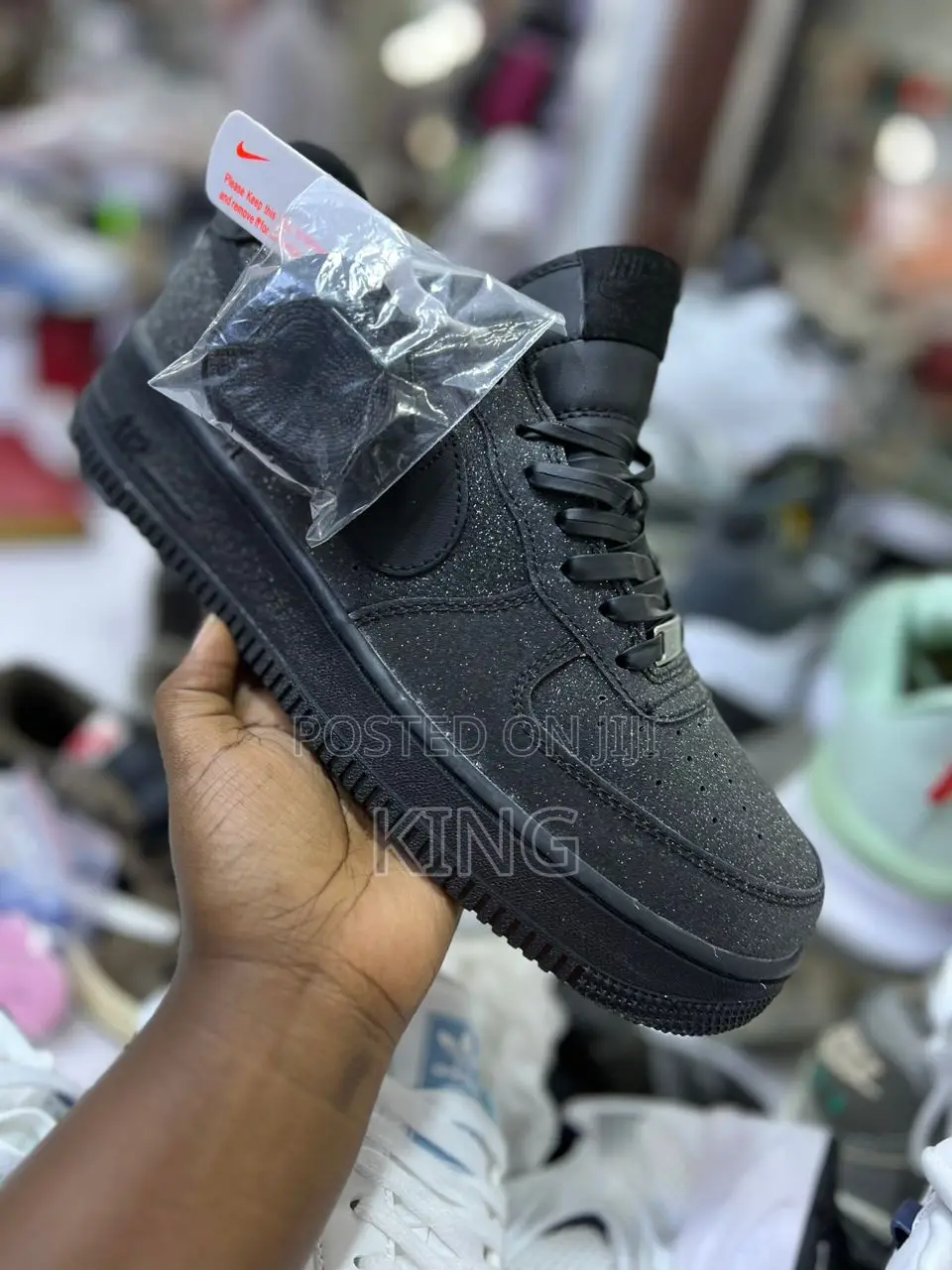 Nike Air Force 1 Low O7 Black Chunky Laces