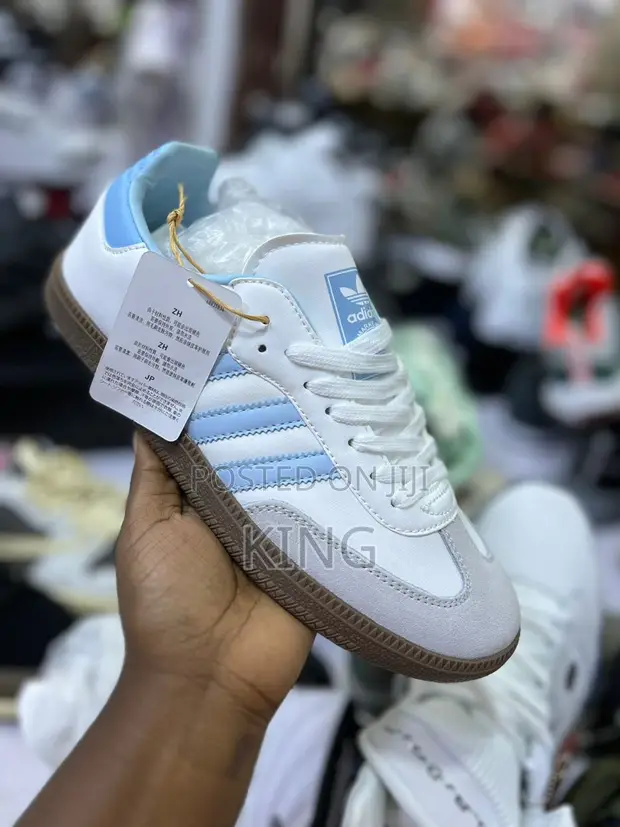 Adidas Samba OG Core White /Halo Blue in Central Division