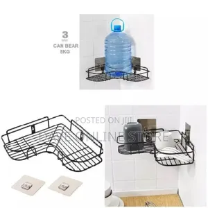 1 Punch- Multifunctional Corner Wall Hanging Wall Shelf