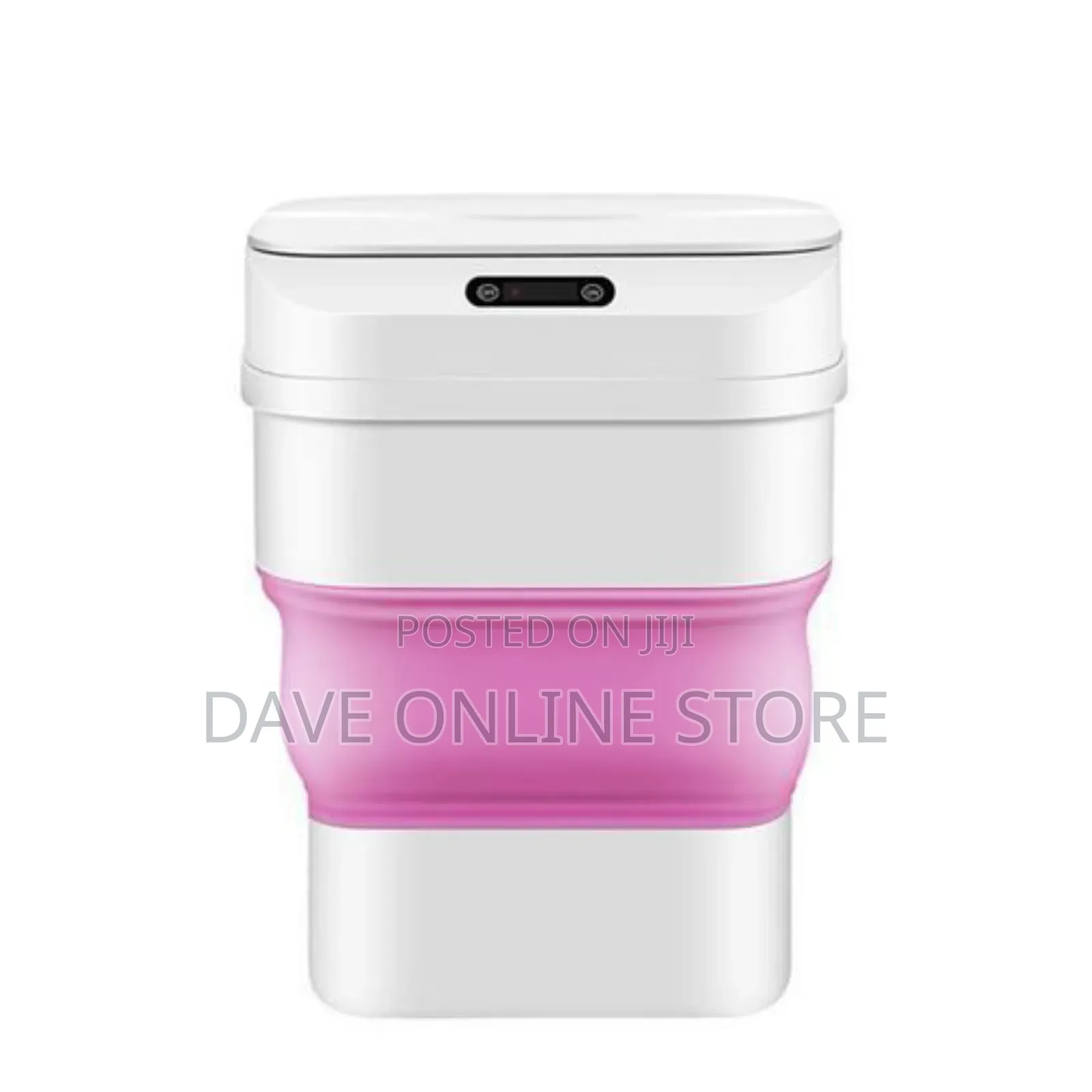 Automatic Smart Sensor Folding Trash Can Dustbin- White.