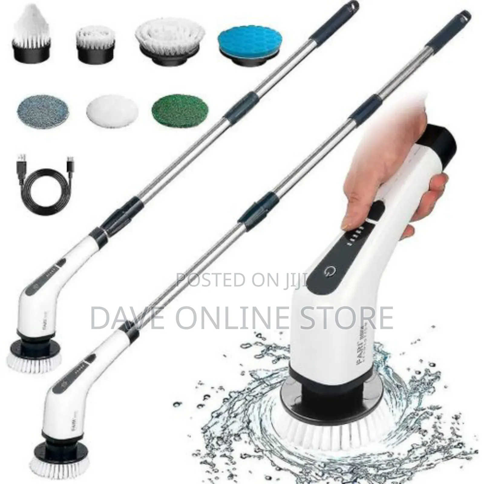 Wireless Rotatable 9-in-1 Electric Cleaning Brush