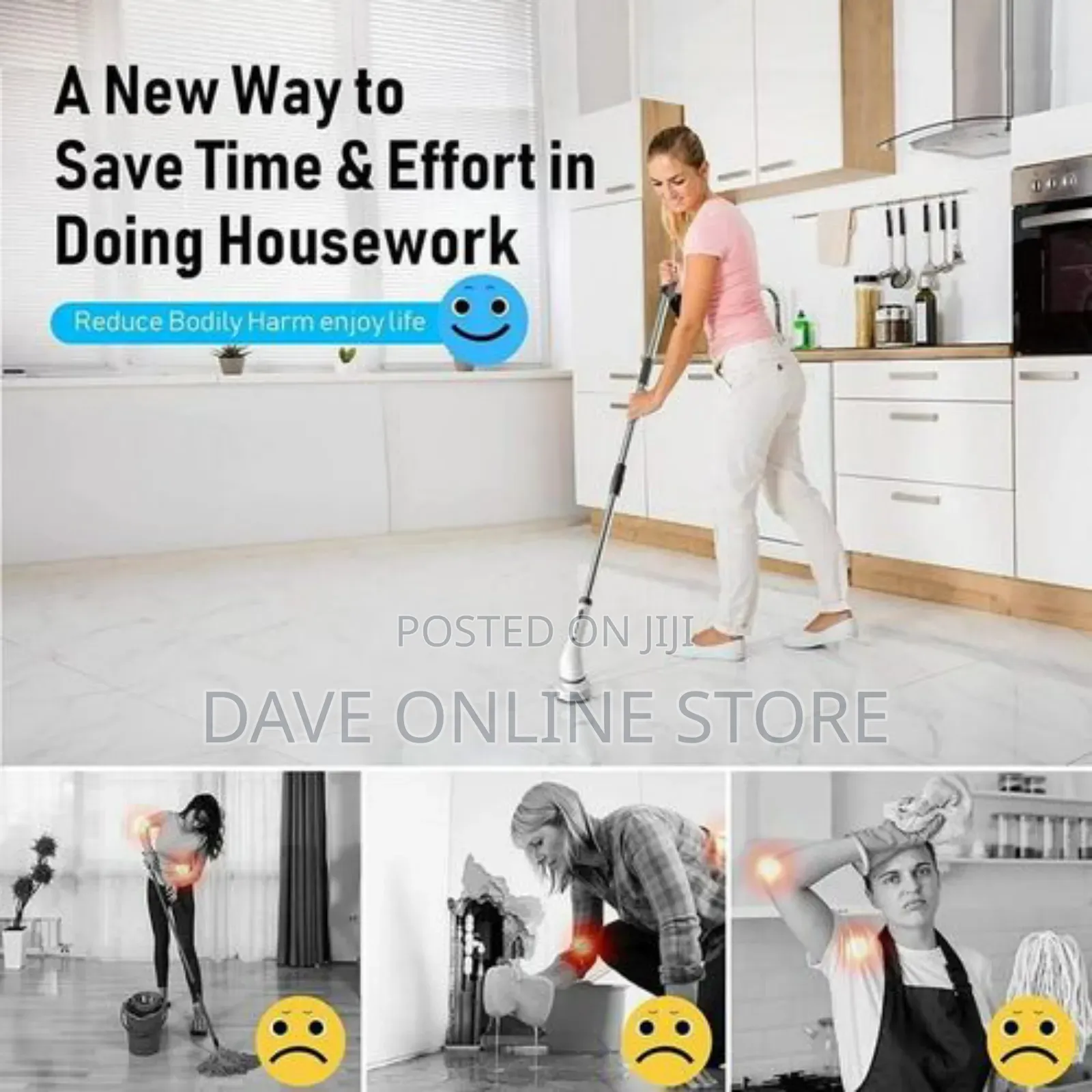 Wireless Rotatable 9-in-1 Electric Cleaning Brush