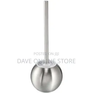 Stainless Steel Toilet Bowl Brush Deep Cleaner Scrubber