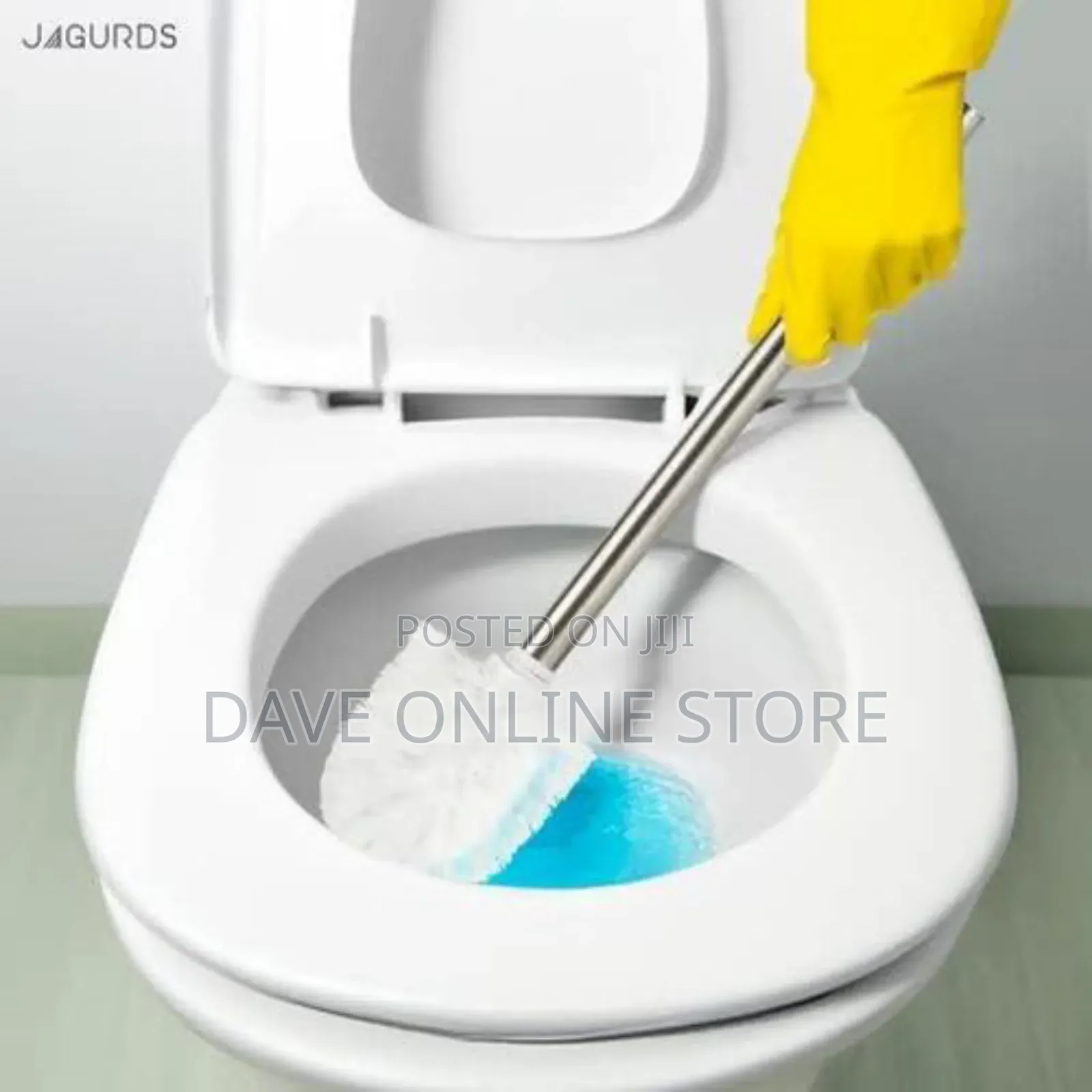 Stainless Steel Toilet Bowl Brush Deep Cleaner Scrubber