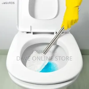 Stainless Steel Toilet Bowl Brush Deep Cleaner Scrubber