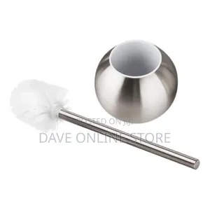 Stainless Steel Toilet Bowl Brush Deep Cleaner Scrubber