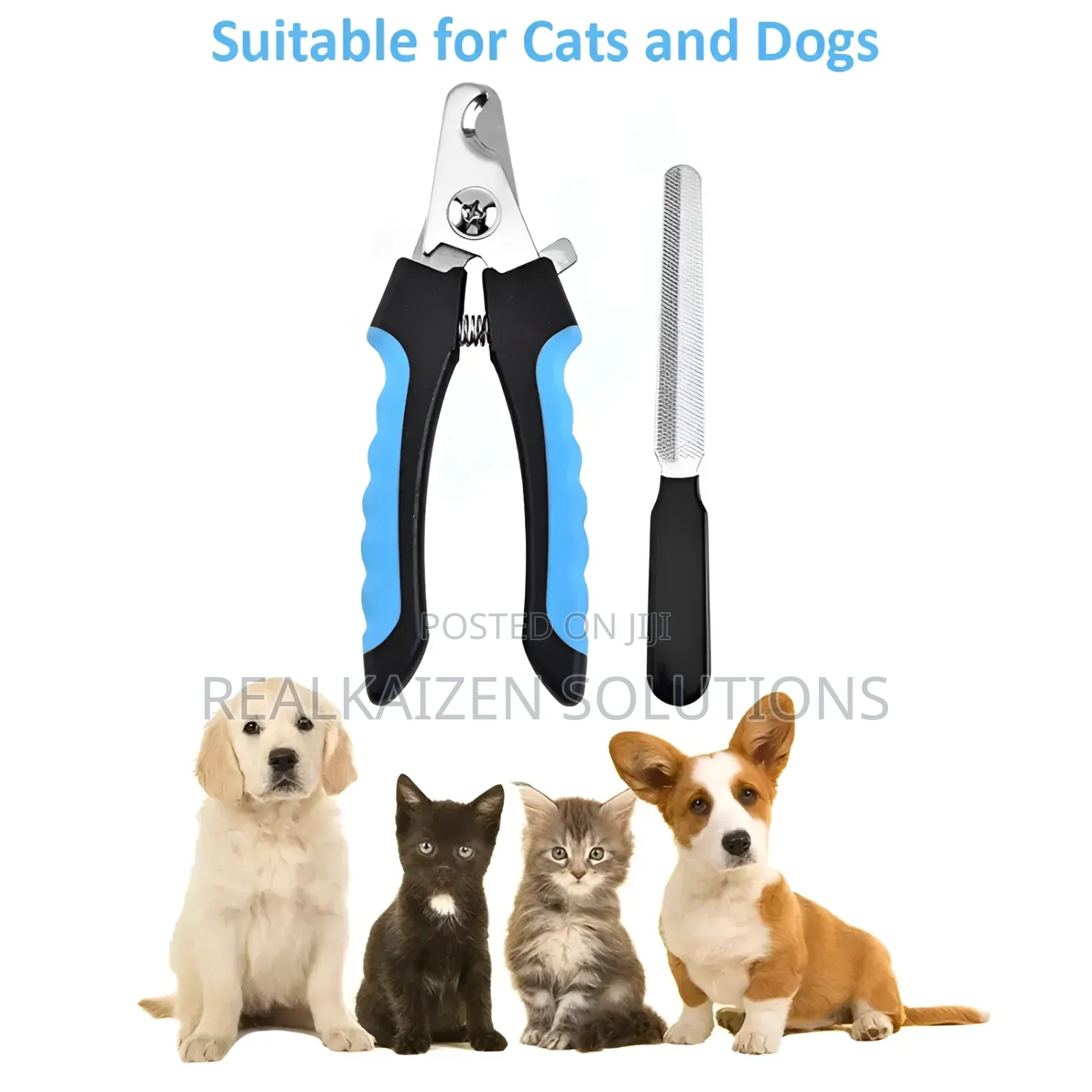 PET FANG Pet Nail Clipper With Safety Guard and Nail Filler