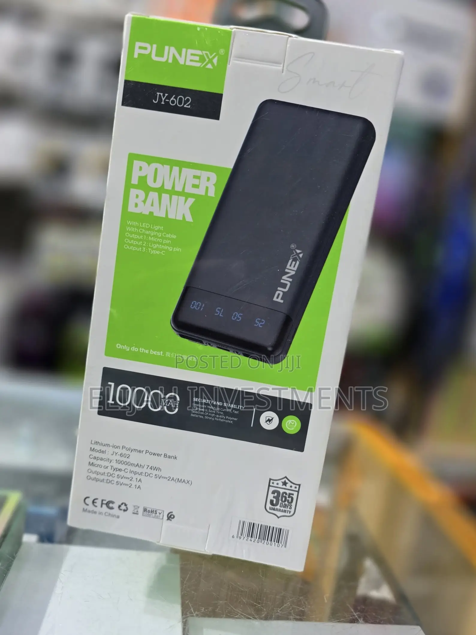 Punnex 10000mah Mobile Power Bank
