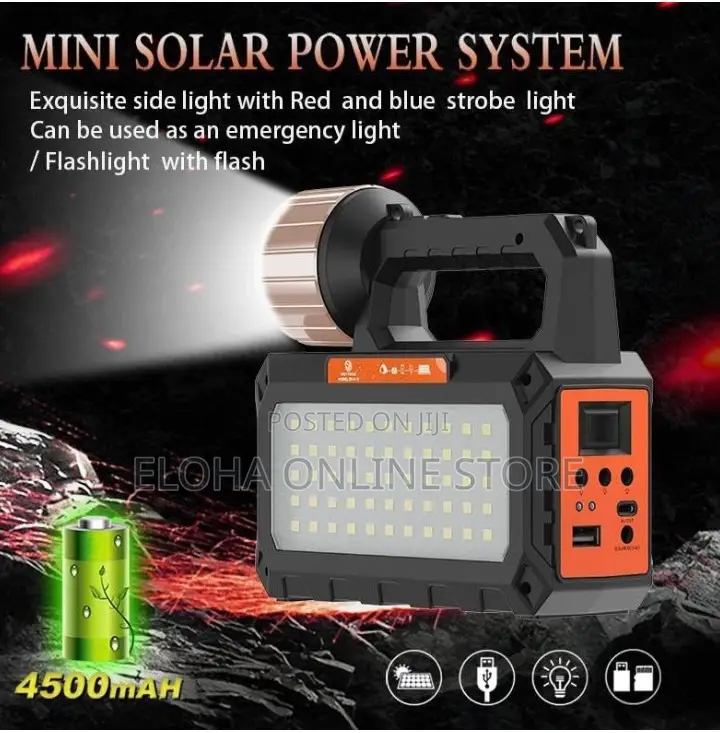 Indoor Portable Mini Solar Lighting System