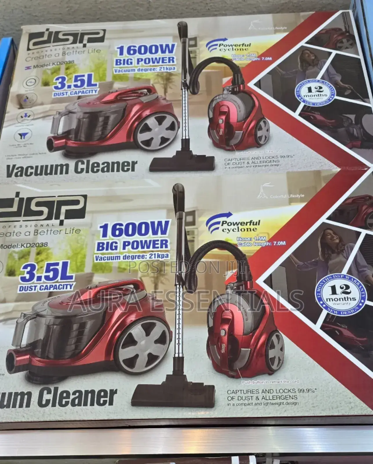 DSP KD2038 Vacuum Cleaner