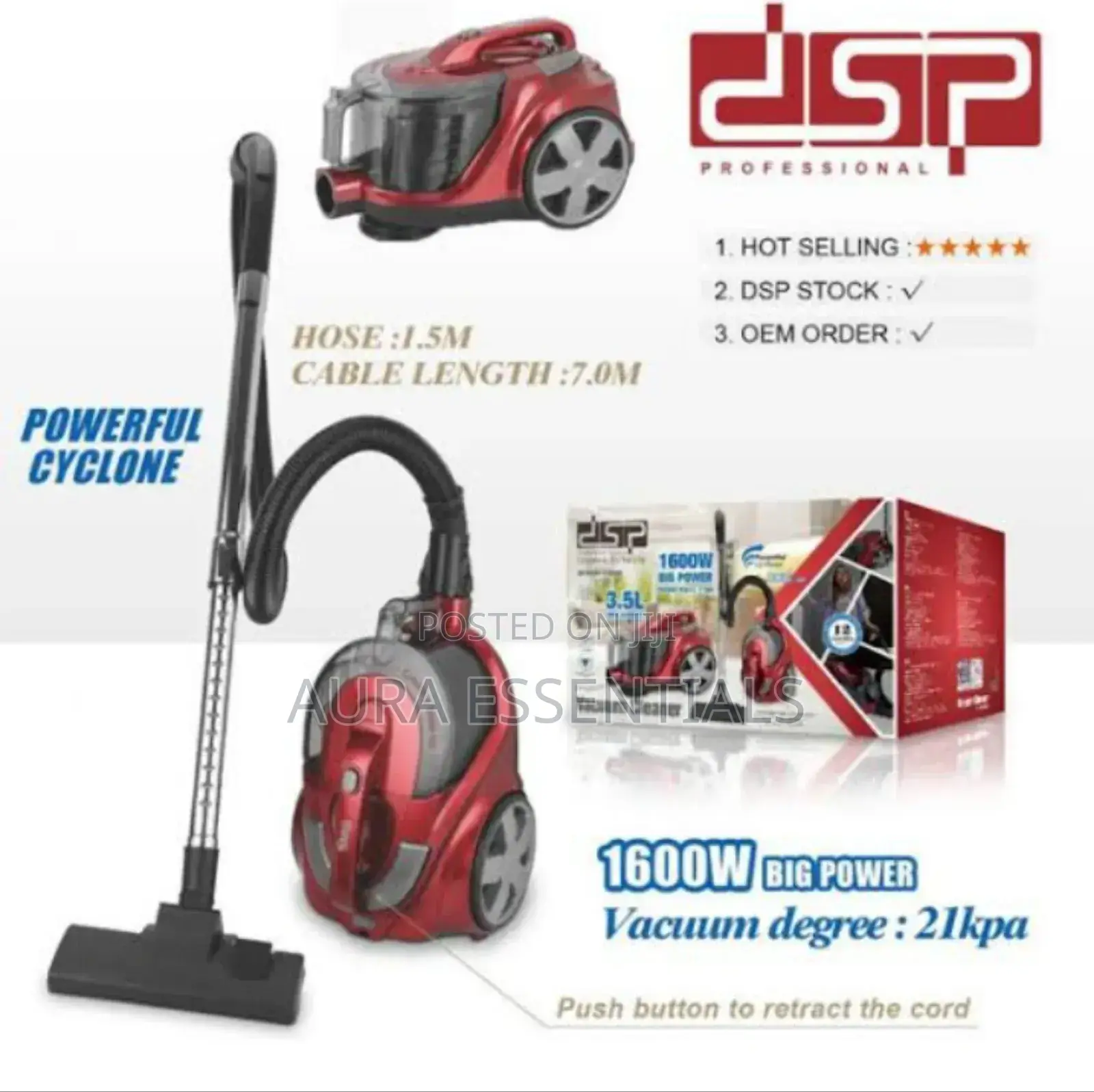 DSP KD2038 Vacuum Cleaner