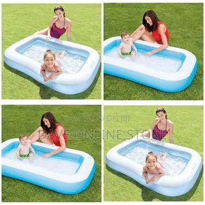 Intex Inflatable Swimming Pool Rectangle - Blue
