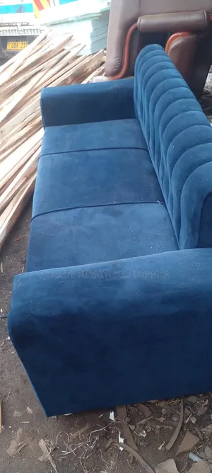 3 Seater Sofa Seat in Blue Colour