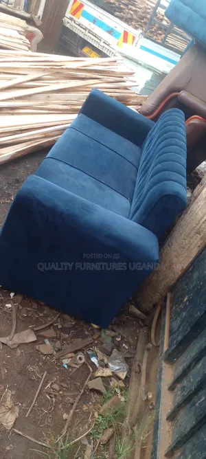 3 Seater Sofa Seat in Blue Colour