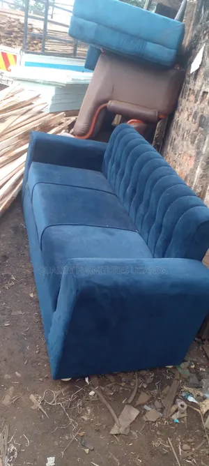 3 Seater Sofa Seat in Blue Colour