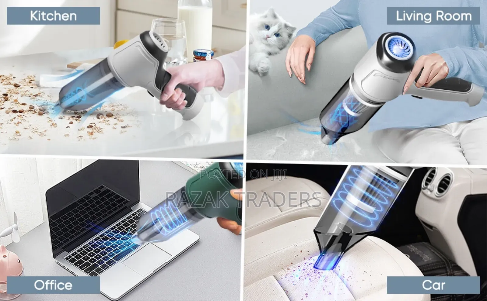 Household Portable Car Vacuum Cleaner 120W Rechargeable