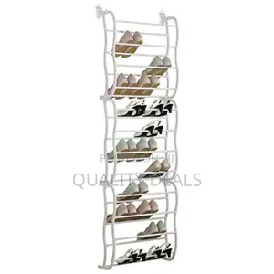 12 Tier 36 Pair Over the Door Shoe Rack Organizer