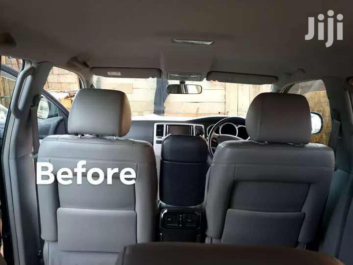 Toyota Surf 2006 Model Car Headrest Monitor Installation Process