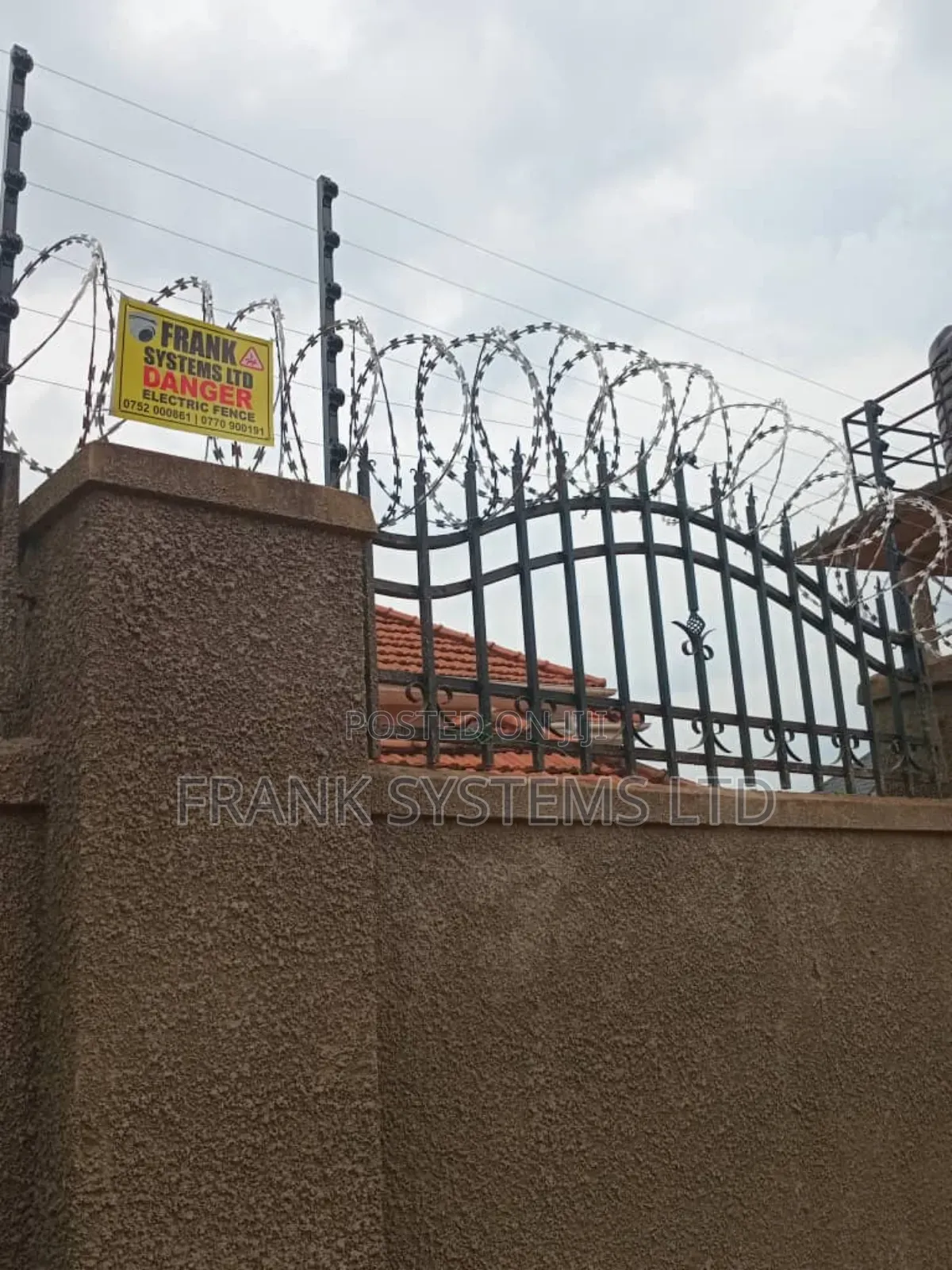 Electric Fence System Installation 100ftsby 50fts