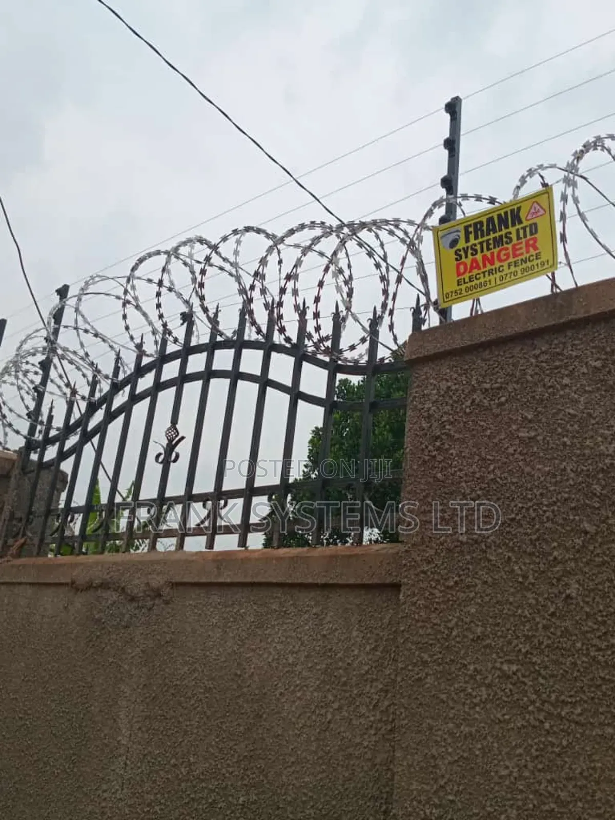 Electric Fence System Installation 100ftsby 50fts