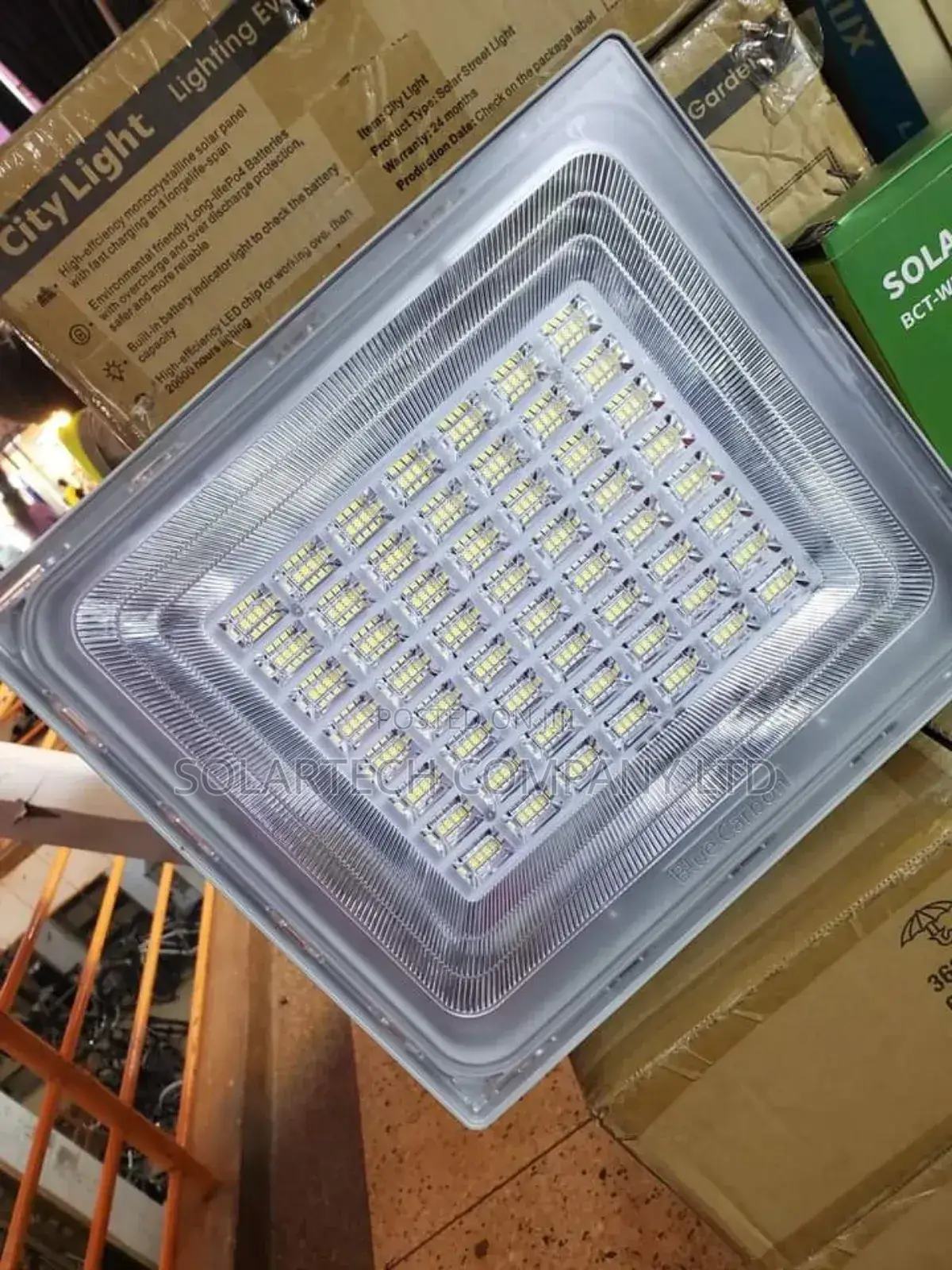 500W Blue Carbon Solar Flood Lights Mw