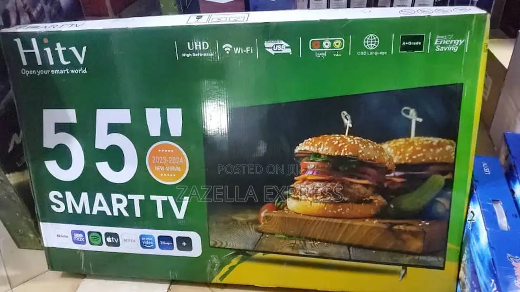 Hitv 55" UHD Smart Television With VGA