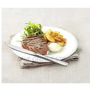 6 Pieces of Table Steak Knives Cutlery Set, Silver