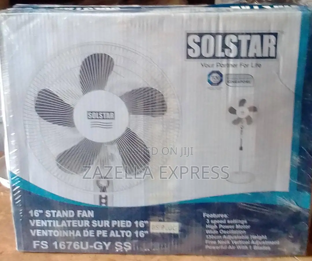 3 Speed Solstar 16" Stand Fan
