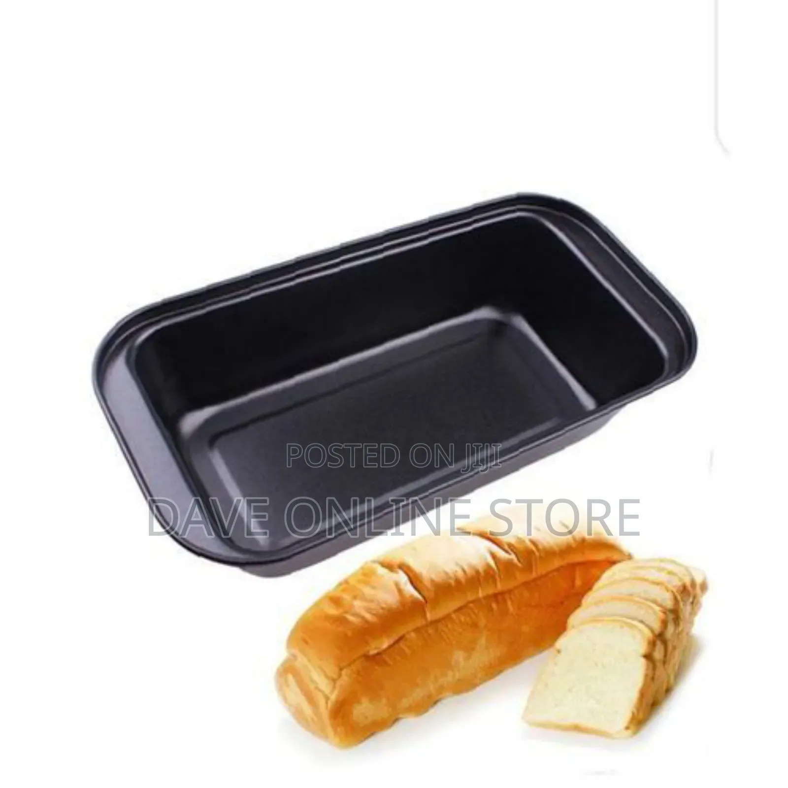 Baking Cake Tray Loaf Mould Cooking Pan - Black