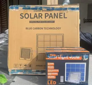 400W Blue Carbon Solar Flood Lights DG