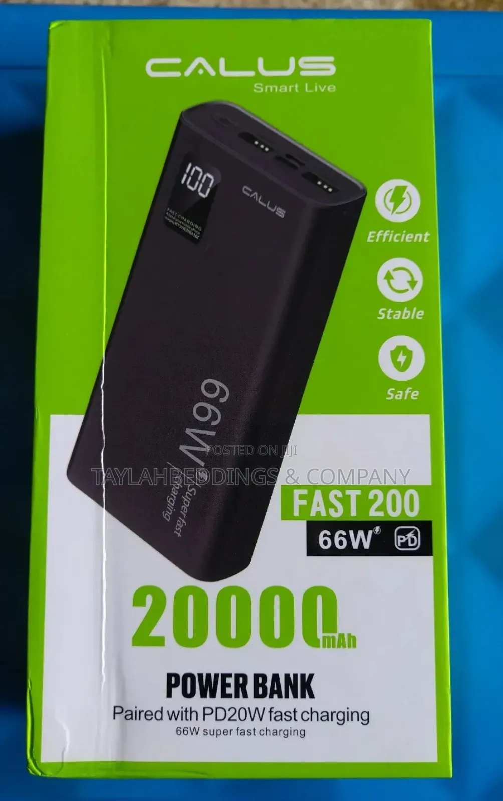 CALUS 20000mah Fast Charging Power Bank - 66w