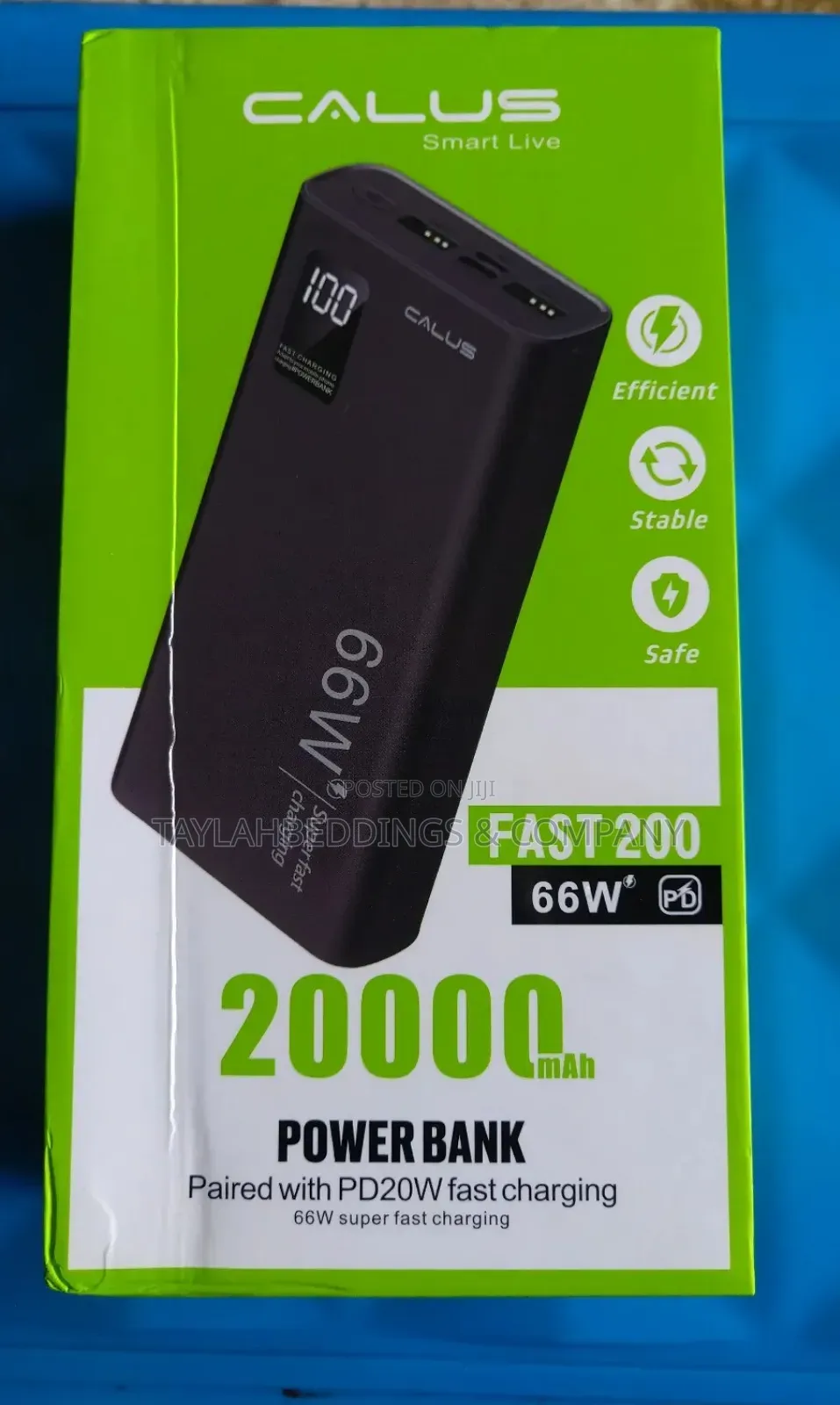 CALUS 20000mah Fast Charging Power Bank - 66w