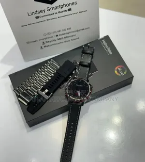Haino Teko RW49 Smartwatch With 3 Pairs Strap - Black