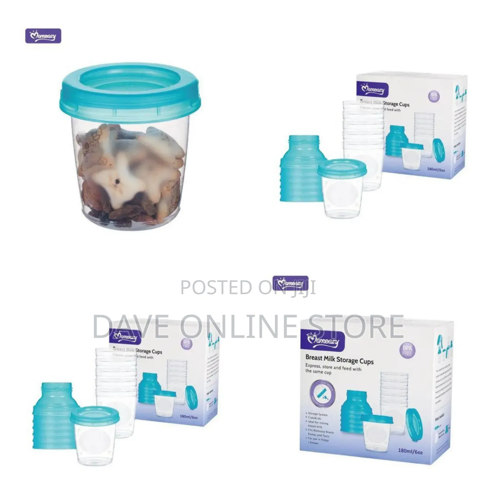 Momeasy Milk Storage Cups
