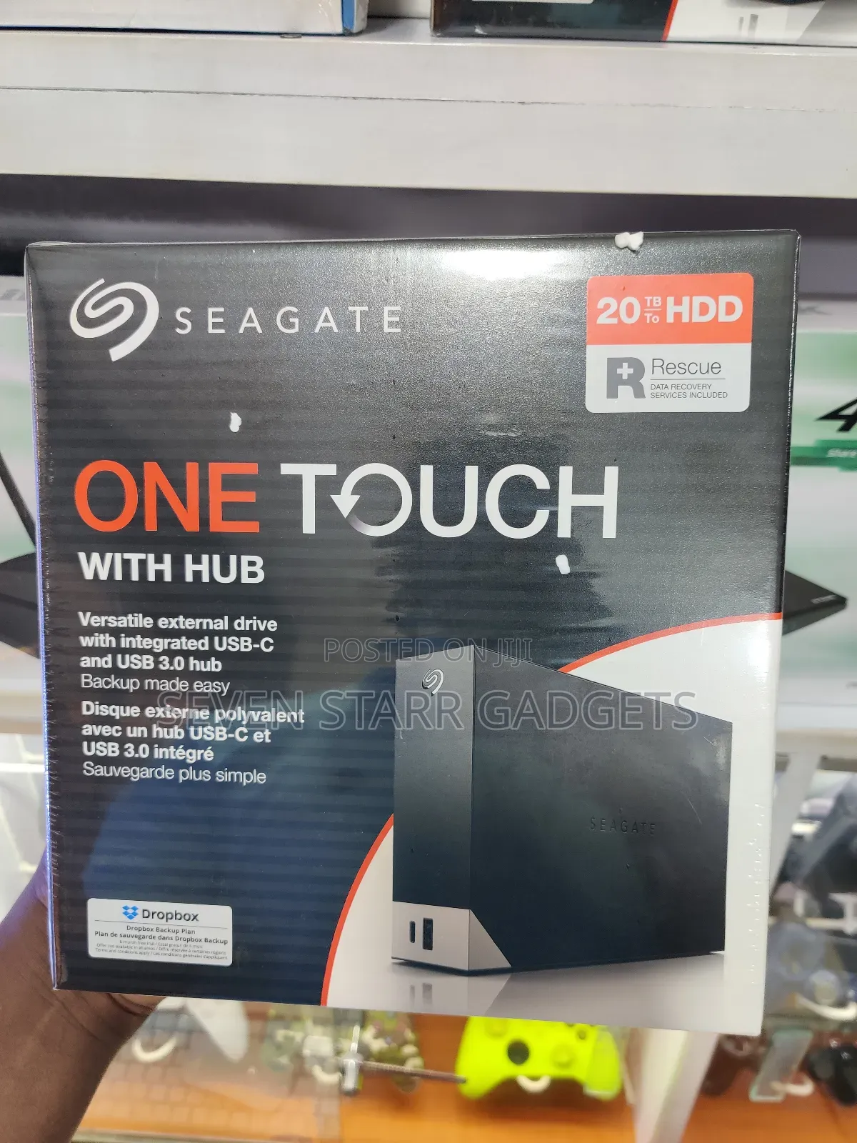 One Touch With Hub 20TB External HDD
