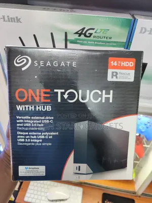Seagate One Touch Hub 14 TB External HDD USB-C and USB 3