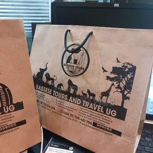 Bassese Khaki Paper Bags
