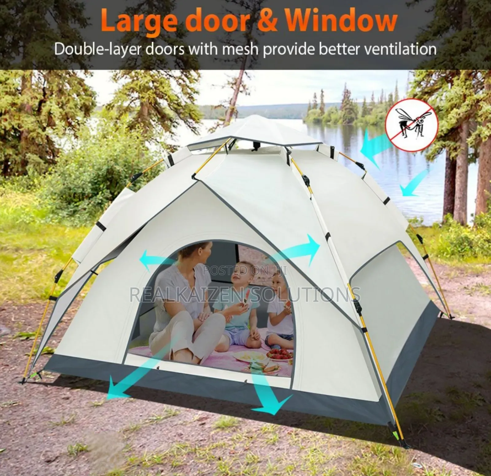 LFO QUALITY 2-3 Sleeper Waterproof | Wind Proof | UV Tent