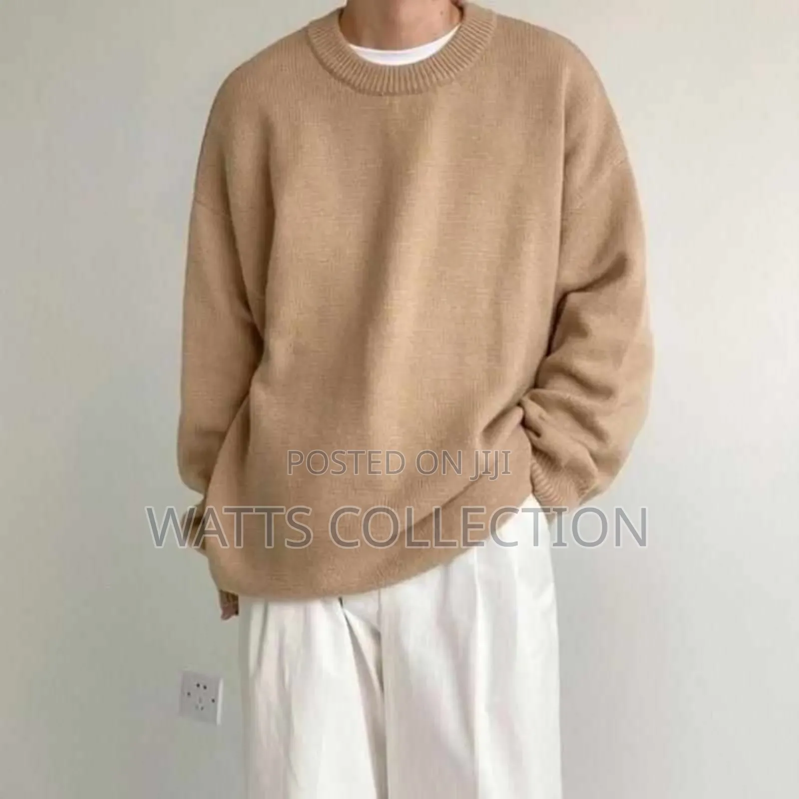 Plain Casual Sweaters
