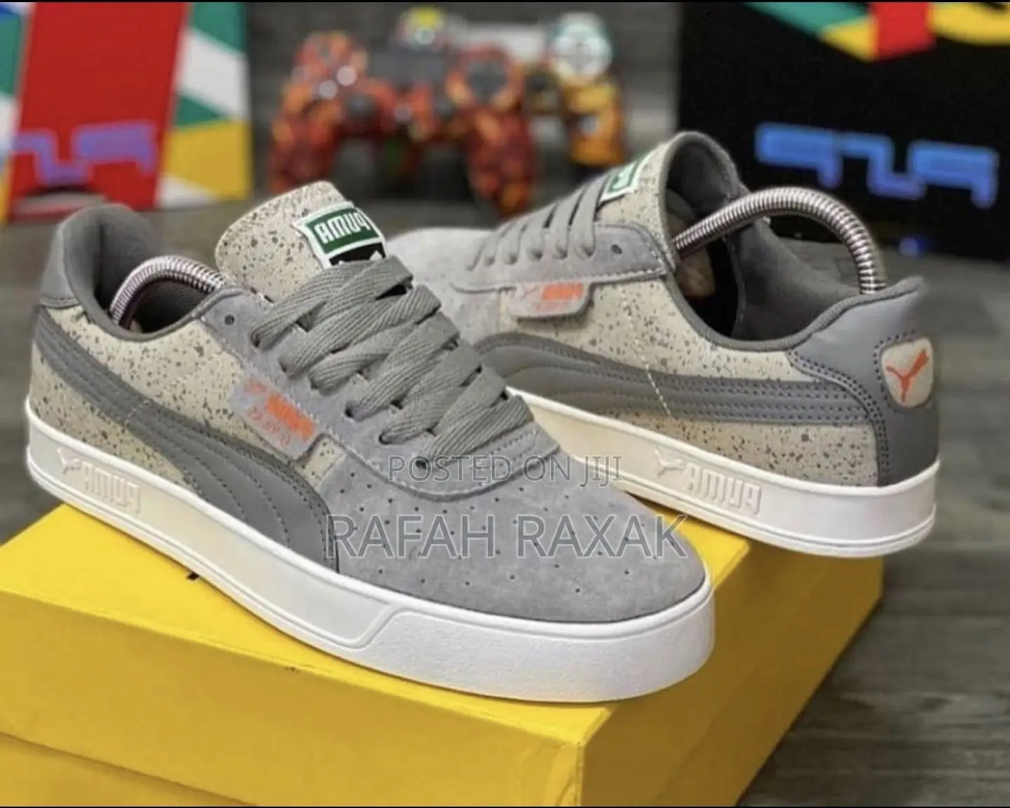 Original Grey Puma G Villas Suede Sneakers
