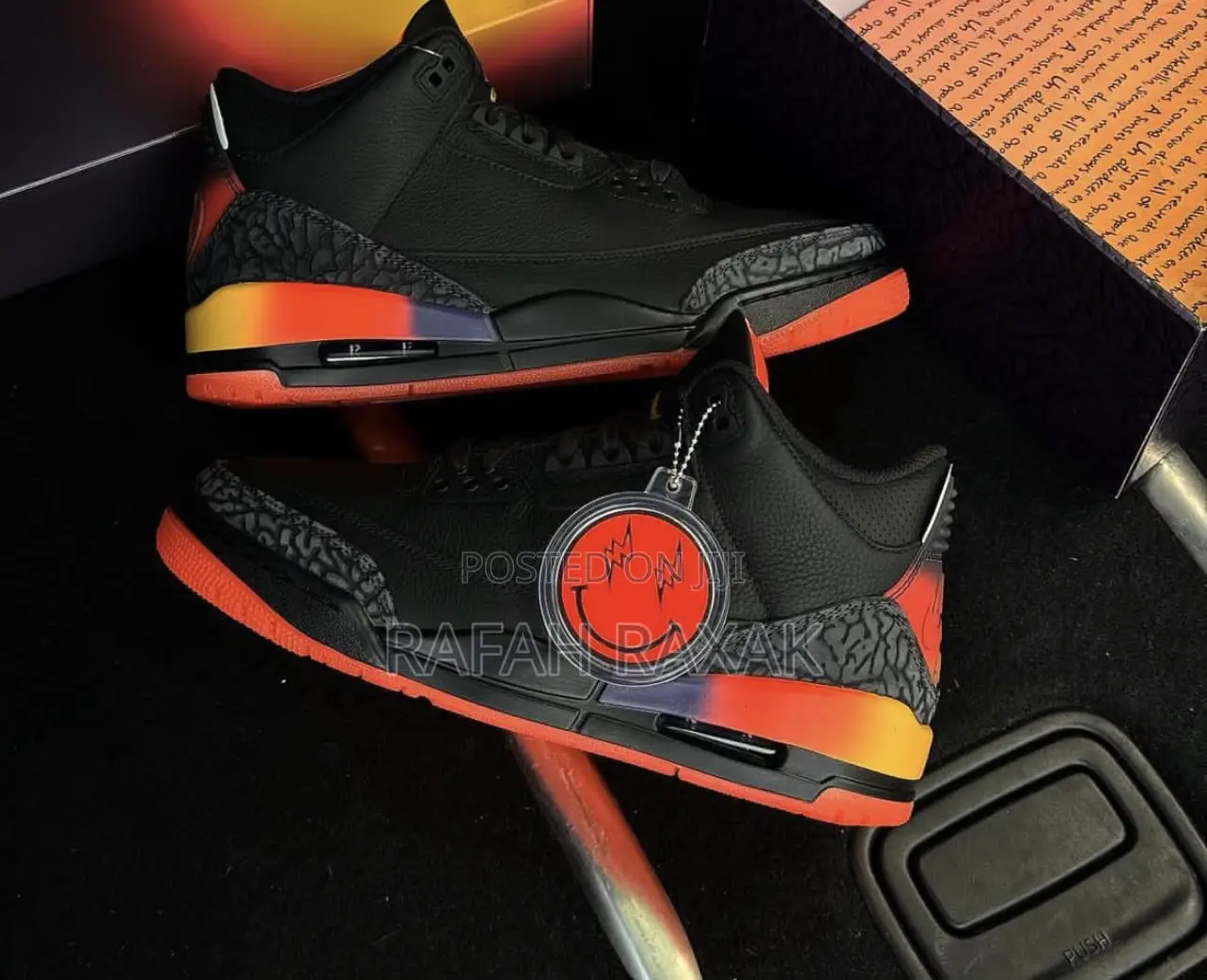 Original Air Jordan 3 Retro J.Balvin X Sneakers